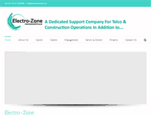 Tablet Screenshot of electrozoneintl.com